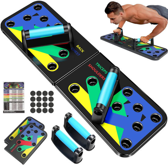 Picture of Berleng Push Up Board. 28 in 1 Pushups Fitness Stands Push Up Handles for Floor Portable Strength Training Home Gym at Home Workout Equipment for Man and Women