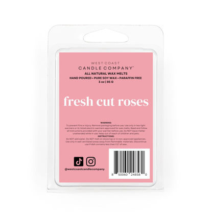 Picture of Pet Friendly Wax Melts | Pet Safe Wax Melts | All Natural Wax Melts | Non-Toxic Wax Melts | Pet Odor Eliminator | Pure Soy Wax Melts | Dog Safe Wax Melts | Veterinarian Approved (Fresh Cut Roses)