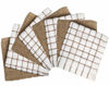 Picture of Bumble Premium Cotton Dish Cloths (12" x 12") Tan Check Design | Highly Absorbent, Natural Ring Spun Cotton | Kitchen Dish Towel Set | 380 GSM - 8 Pack