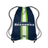 Picture of FOCO Seattle Seahawks NFL Team Stripe Wordmark Drawstring Backpack