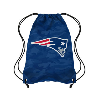 Picture of FOCO New England Patriots NFL Big Logo Camo Drawstring Backpack