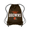 Picture of FOCO Cleveland Browns NFL Property Of Drawstring Backpack