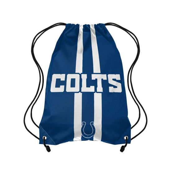 Picture of FOCO Indianapolis Colts NFL Team Stripe Wordmark Drawstring Backpack