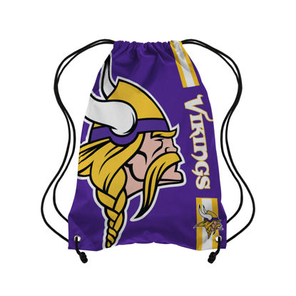 Picture of FOCO Minnesota Vikings NFL Big Logo Drawstring Backpack