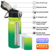 Picture of BJPKPK Stainless Steel Insulated Water Bottle With Straw Lid 18oz Reusable Metal Thermos Bottles Keep Cold And Hot,Bamboo Grove