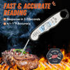 Picture of Digital Meat Thermometer, Waterproof Instant Read Food Thermometer for Cooking and Grilling, Kitchen Gadgets, Accessories with Backlight & Calibration for Candy, BBQ Grill, Liquids, Beef, Turkey…