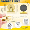 Picture of GRTARD 12Pack Magnetic Clips with Anti-Scratch Sticky Pads, Strong Heavy Duty Clips Magnet, Fridge Magnets Clip, Whiteboard Magnets Clip, Non-Scratch Metal Magnet Clips for Refrigerator, Whiteboard