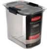 Picture of Rubbermaid Brilliance 12-Cup Airtight Food Storage Container, Perfect for Pantry Staples, Clear/Grey