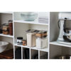 Picture of Rubbermaid Brilliance 12-Cup Airtight Food Storage Container, Perfect for Pantry Staples, Clear/Grey