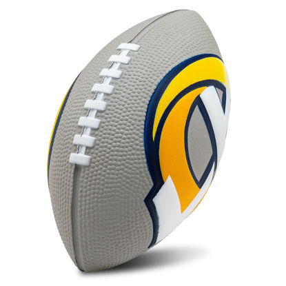 Picture of Franklin Sports NFL Los Angeles Rams Football - Kids Foam Football - Soft Football - Mini Size - Perfect for Gameday - 8.5" 3D Logos!