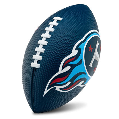 Picture of Franklin Sports NFL Tennesse Titans Football - Kids Foam Football - Soft Football - Mini Size - Perfect for Gameday - 8.5" 3D Logos!