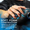 Picture of Franklin Sports NFL Carolina Panthers Football - Kids Foam Football - Soft Football - Mini Size - Perfect for Gameday - 8.5" 3D Logos!