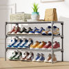 Picture of Kitsure Shoe Rack - Premium Non-Woven Shoe Rack Shelf, Shoe Organizer for Closet, Entryway, Garage & Corridor, Sturdy & Durable Long Stackable Shoe Shelves, Medium, Grey
