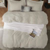 Picture of Bedsure Duvet Cover Oversized Queen Size - Soft Double Brushed Bedding Set for Kids & Adults, Zipper Closure, 3 Pieces, Includes 1 Duvet Cover (98"x98") & 2 Pillow Shams, NO Comforter, Linen