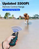 Picture of Bousnic Dog Shock Collar - 3300Ft Training Collar with Remote for 5-120lbs Small Medium Large Dogs Rechargeable Waterproof e Collar with Beep (1-8), Shake(1-16), Safe Shock(1-99) Modes (Black)
