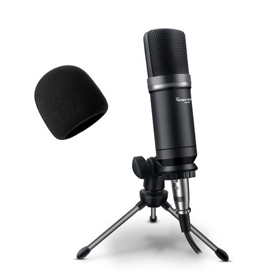 Picture of Hayner-Seek Podcast Studio Microphone Condenser Mic Podcast Equipment Bundle with 3.5mm Audio XLR Cable