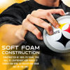 Picture of Franklin Sports NFL Pittsburgh Steelers Football - Kids Foam Football - Soft Football - Mini Size - Perfect for Gameday - 8.5" 3D Logos!