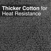 Picture of Ritz Terry 100% Cotton Potholders - Heat Resistant, Ergonomic Grip, Machine Washable - Graphite, 2-Pack