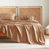 Picture of Bedsure King Size Sheet Sets, Cooling Sheets for Hot Sleepers, Rayon Derived from Bamboo, Breathable & Soft Deep Pocket Up to 16 Inches, Hotel Luxury Silky Bedding, Bedsheet & Pillowcases, Taupe