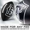 Picture of Franklin Sports NFL Las Vegas Raiders Football - Kids Foam Football - Soft Football - Mini Size - Perfect for Gameday - 8.5" 3D Logos!