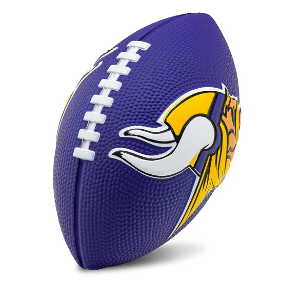 Picture of Franklin Sports NFL Team Foam Footballs - Soft Foam Youth Mini Footballs for All NFL Teams - Kids Junior 8.5" Football + Air Pump Sets - Official NFL Licensed Footballs