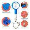 Picture of HOOK-EZE Fishing Knot Tying Tool, Two Standard Sized Tools Included - Safety Device & Line Cutter - Multifunctional Fishing Accessories - Covers Fully Rigged Hooks - Pink