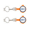 Picture of HOOK-EZE New All in One Nail Knot Tying Tool | Pack of 2 | Protect from Fish Hooks | Tie Fishing Knots Easily | Cool Gadgets | Ice & Fly Fishing Gifts & Accessories for Beginner Anglers - Orange