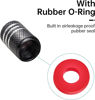 Picture of Tire Valve Stem Cap Cover for Honda Belt O-Ring Seal Corrosion Resistant,Tire Valve Stem Air Cap 4 Pack Black…