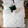 Picture of CozyLux Full Comforter Set with Sheets 7 Pieces Bed in a Bag White All Season Bedding Sets with Comforter, Pillow Shams, Flat Sheet, Fitted Sheet and Pillowcases