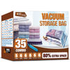 Picture of Vacuum Storage Bags, Space Saver Vacuum Seal Storage Bags 35-Pack Sealer Bags for Clothes, Clothing, Bedding, Comforter, Blanket (35C)