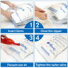 Picture of Vacuum Storage Bags, Space Saver Vacuum Seal Storage Bags 35-Pack Sealer Bags for Clothes, Clothing, Bedding, Comforter, Blanket (35C)