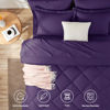 Picture of CozyLux Full Comforter Set with Sheets 7 Pieces Bed in a Bag Purple All Season Bedding Sets with Comforter, Pillow Shams, Flat Sheet, Fitted Sheet and Pillowcases