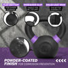 Picture of Yes4All Powder Coated Cast Iron Kettlebell Single Purple - 6 KG / 13 LB Strength Training Kettlebells Weight Set for Full Body Workout, Home Gym