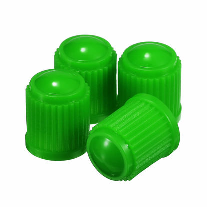 Picture of Outus 20 Pack Tyre Valve Dust Caps for Car, Motorbike, Trucks, Bike, Bicycle (Green)