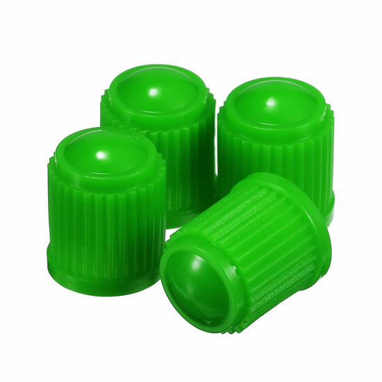 Picture of Outus 20 Pack Tyre Valve Dust Caps for Car, Motorbike, Trucks, Bike, Bicycle (Green)