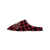 Picture of FOCO Men's NFL San Francisco 49Ers Sherpa Lined Buffalo Check Memory Foam Slippers, Large (11-12)