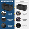 Picture of Femuar Car Trunk Organizer,Car Storage Organizer with 72L Large Capacity Waterproof Collapsible and 11 Pockets,Trunk Organizer for Car Suv/Jeep/Sedan, Large Size, Grey