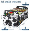 Picture of Femuar Car Trunk Organizer, Car Storage Organizer with Large Capacity Waterproof Collapsible Trunk Organizer for Car Suv/Jeep/Sedan (Cow print, Standard)