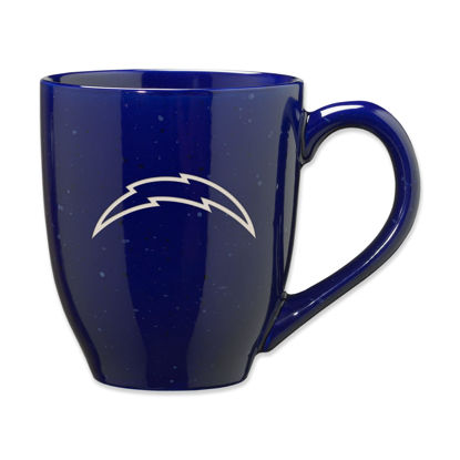 Picture of Rico Industries NFL Football Los Angeles Chargers Primary 16 oz Team Color Laser Engraved Ceramic Coffee Mug
