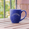 Picture of Rico Industries NFL Football Los Angeles Chargers Primary 16 oz Team Color Laser Engraved Ceramic Coffee Mug