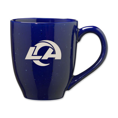 Picture of Rico Industries NFL Football Los Angeles Rams Primary 16 oz Team Color Laser Engraved Ceramic Coffee Mug