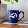 Picture of Rico Industries NFL Football Los Angeles Rams Primary 16 oz Team Color Laser Engraved Ceramic Coffee Mug