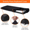 Picture of Piano Keyboard Dust Cover, 88 Keys Piano Music Keyboard Dirt Proof Cover Stretchy Electronic Keyboard Piano Cover Electronic Keyboard Cover With Durable Elastic & Cord Lock Must Have Piano Accessories