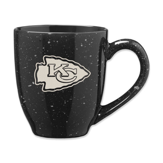 Picture of Rico Industries NFL Football Kansas City Chiefs Alternate 16 oz Team Color Laser Engraved Speckled Ceramic Coffee Mug