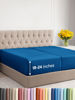 Picture of CGK Unlimited Extra Deep Split King Fitted Sheet - Hotel Luxury Single Fitted Sheet - Easily Fits 18 inch to 24 inch Mattress - Soft, Wrinkle Free & Breathable Royal Blue Fitted Sheet