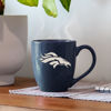 Picture of Rico Industries NFL Football Denver Broncos Primary 16 oz Team Color Laser Engraved Ceramic Coffee Mug