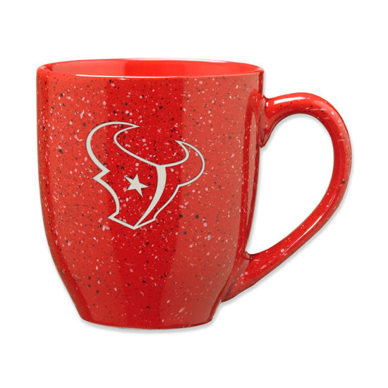 Picture of Rico Industries NFL Football Houston Texans Alternate 16 oz Team Color Laser Engraved Speckled Ceramic Coffee Mug