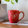 Picture of Rico Industries NFL Football Houston Texans Alternate 16 oz Team Color Laser Engraved Speckled Ceramic Coffee Mug
