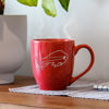 Picture of Rico Industries NFL Football Buffalo Bills Alternate 16 oz Team Color Laser Engraved Speckled Ceramic Coffee Mug