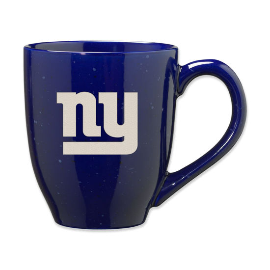 Picture of Rico Industries NFL Football New York Giants Primary 16 oz Team Color Laser Engraved Ceramic Coffee Mug